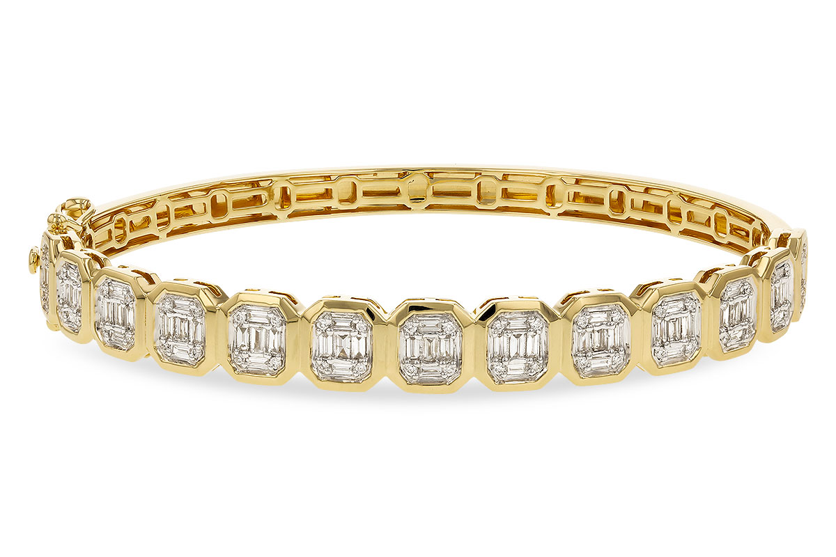 A302-27701: BANGLE .81 TW BAGUETTE 1.00 TW
