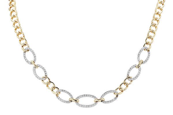 B301-38583: NECKLACE 1.12 TW (17")(INCLUDES BAR LINKS)