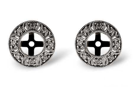 D027-81283: EARRING JACKETS .12 TW (FOR 0.50-1.00 CT TW STUDS)