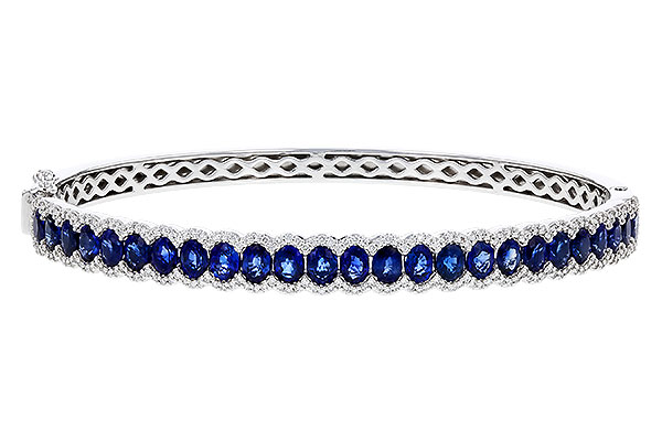 E302-34919: BANGLE 5.09 TW SAPPHIRE 5.65 TGW