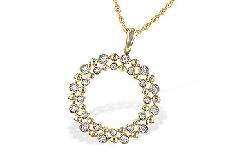 F217-77646: NECKLACE .12 TW
