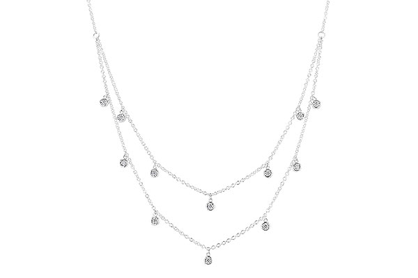 F301-37710: NECKLACE .22 TW (18 INCHES)