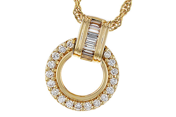 F302-35901: NECKLACE .12 BAG .33 TW