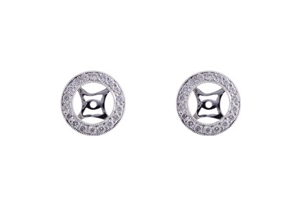 G211-42201: EARRING JACKET .32 TW (FOR 1.50-2.00 CT TW STUDS)