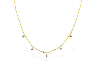 G301-44046: NECKLACE .19 TW (18")