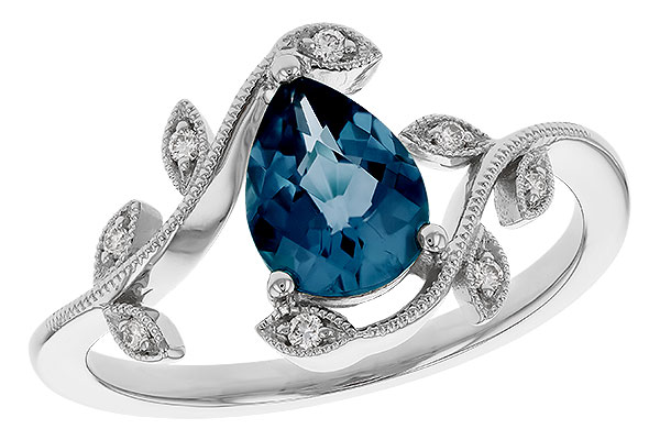 G302-31328: LDS RG 1.20 LONDON BLUE TOPAZ 1.26 TGW (8x6MM LBT)