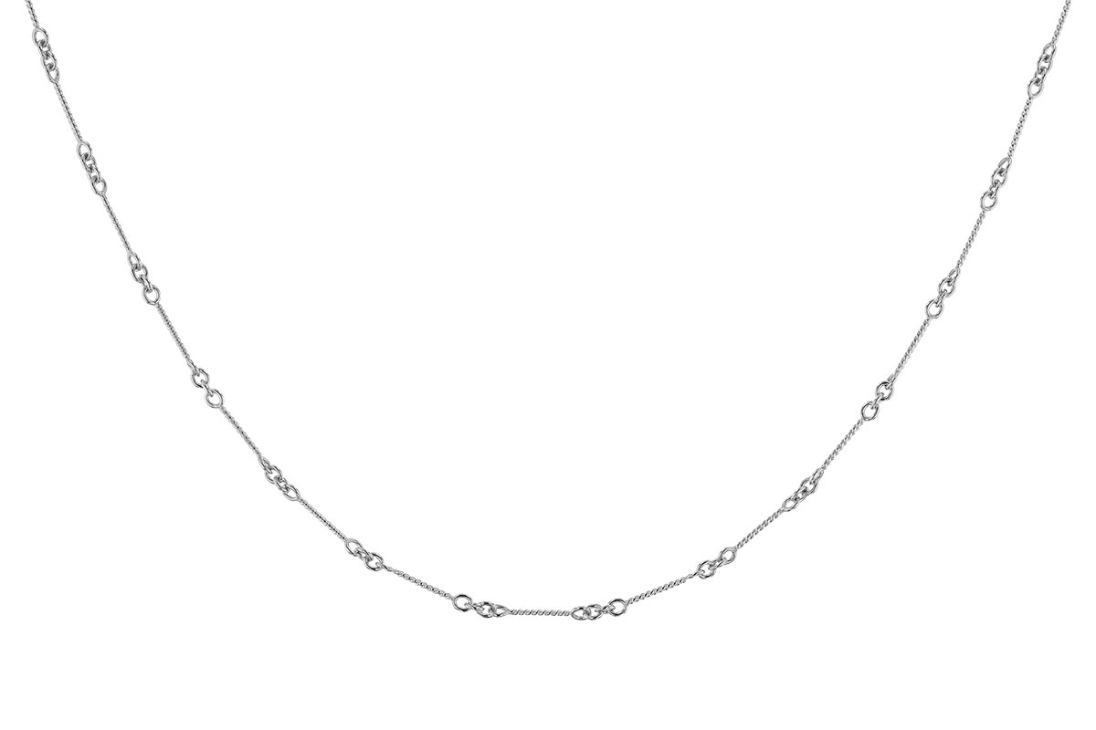H301-42255: TWIST CHAIN (18IN, 0.8MM, 14KT, LOBSTER CLASP)