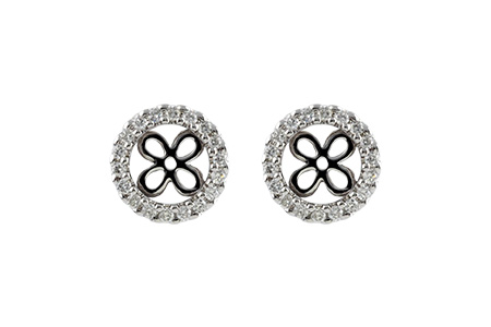 K215-04019: EARRING JACKETS .30 TW (FOR 1.50-2.00 CT TW STUDS)