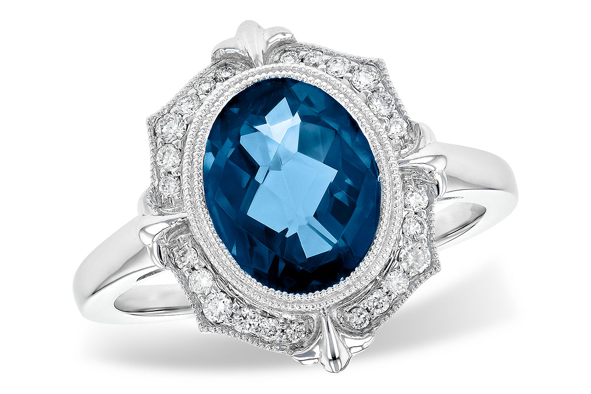 L217-80373: LDS RG 3.00 LONDON BLUE TOPAZ 3.16 TGW